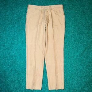 Vintage Sears Perma Prest 70z Talon Zipper Mens 32x28 Nerd Pants Trousers